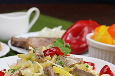 Пражка салата с телешко месо