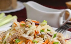 cabbage and meat salad