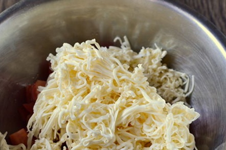 настържете сирене