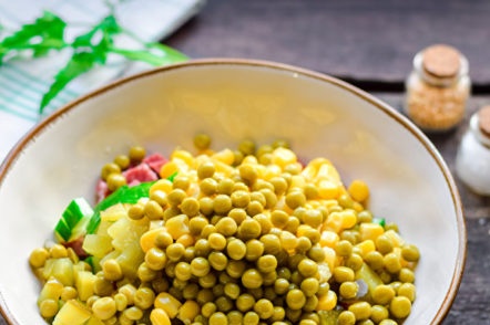 добавете грах