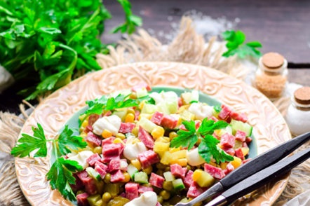 салата, която не трябва да се готви