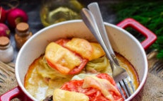 vlees onder een bontjas