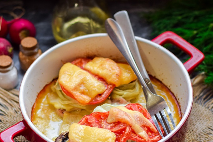 месо под кожено палто