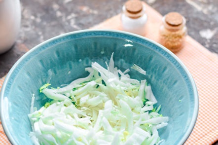 cut cabbage