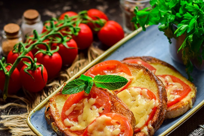 خبز محمص لذيذ